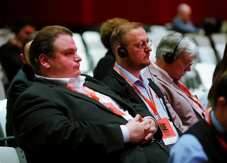 Gregor Voht beim EDP Kongress 2025 in Bilbao.