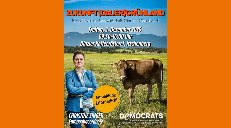 Plakat für Veranstaltung.